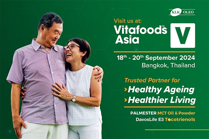 Visit KLK OLEO/ Davos Life Science at Vitafoods Asia 2024