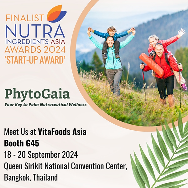 PhytoGaia Shines at VitaFoods Asia 2024: Discover the Future of Palm Nutraceutical Excellence