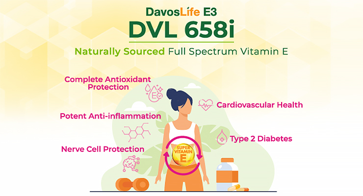 Naturally Sourced Full Spectrum Vitamin E: DavosLife E3 DVL 658i